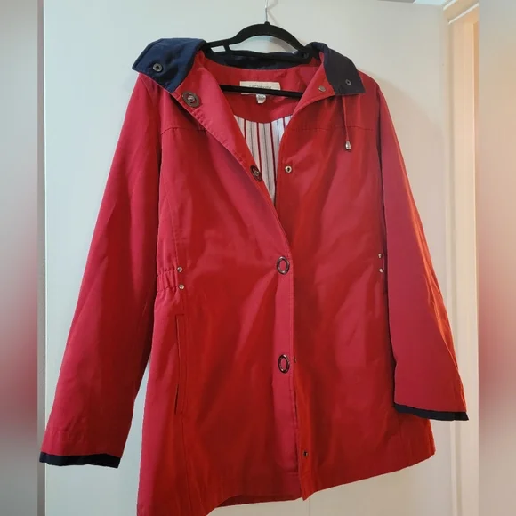 Liz Claiborne Jackets Coats Liz Claiborne Button Up Hooded